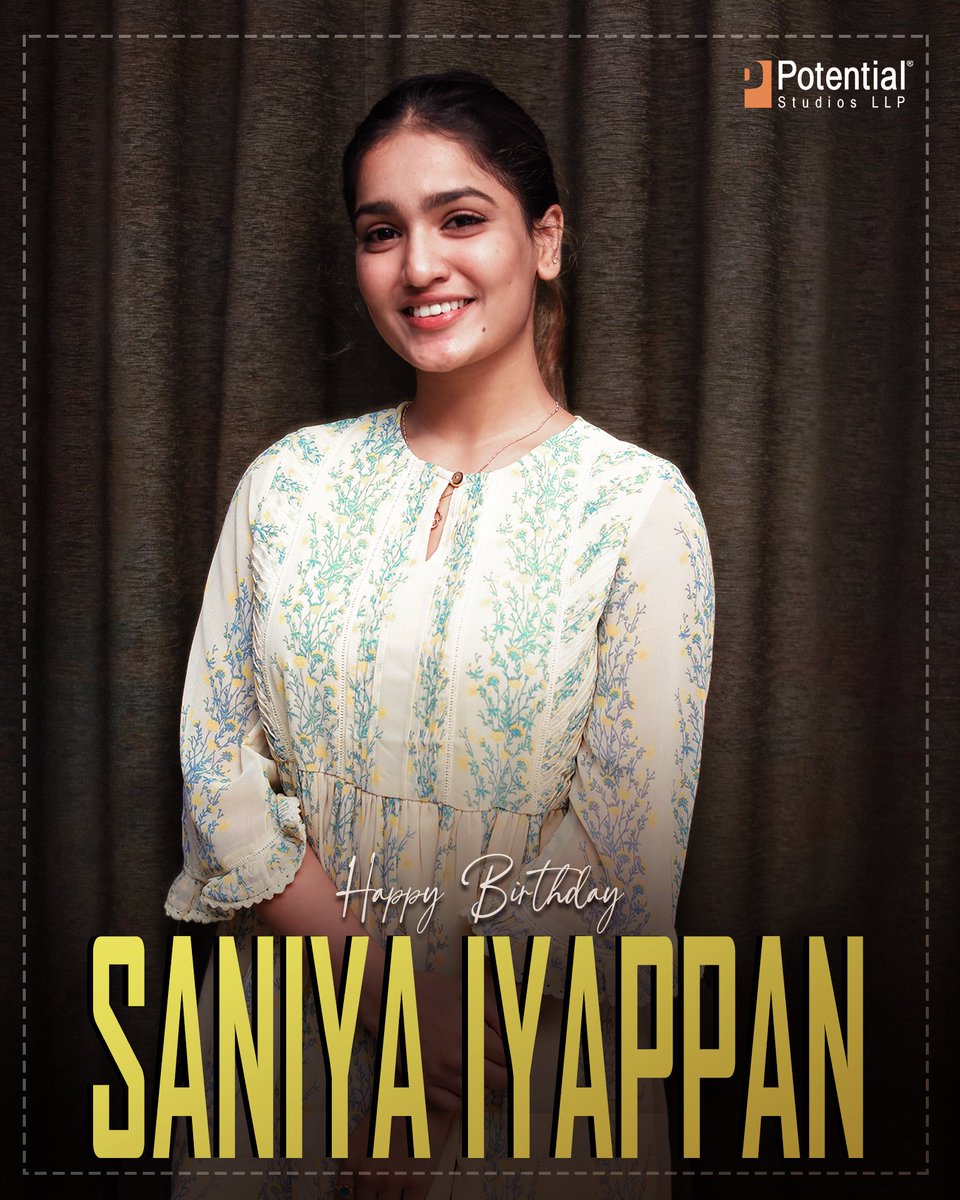 Wishing a very Happy Birthday to the talented and beautiful #SaniyaIyappan.💐❤️ #HBDSaniyaIyappan #Irugapatru
