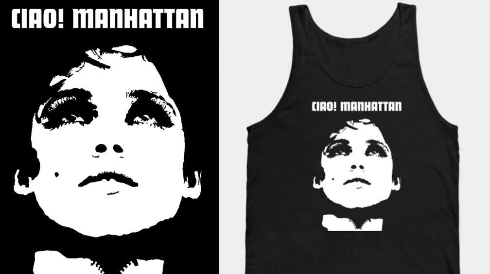 Edie Sedgwick TEEPUBLIC: bit.ly/3eQqT67 #ediesedgwick #ciaomanhattan #andywarhol