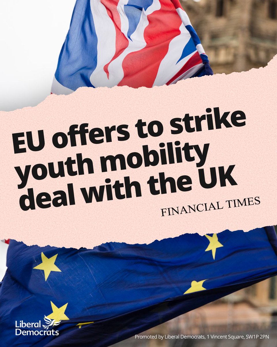 Liberal Democrats have been long urging the Government to negotiate a reciprocal youth mobility scheme with Europe. Of course the details would need to be negotiated, but no sensible UK government would reject this idea out of hand.