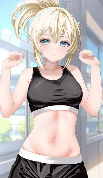 「トレーニングしよ?」 #いろはにも絵を 