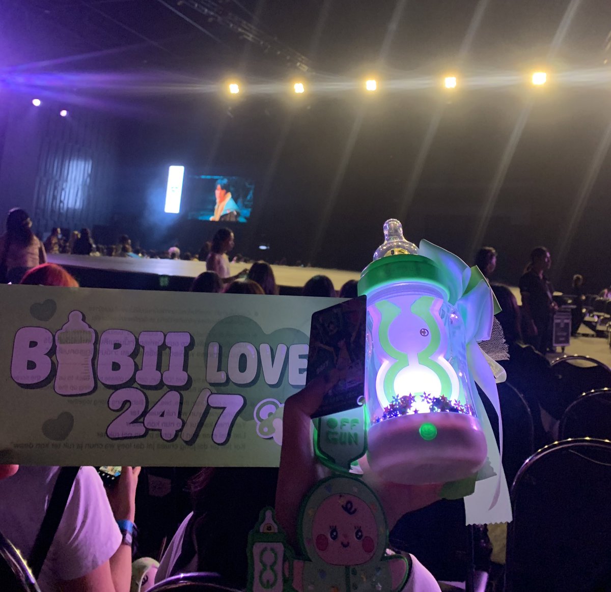 พร้อมแล้วววววว 🥹💚🤏🏼 

#BABII247Concert