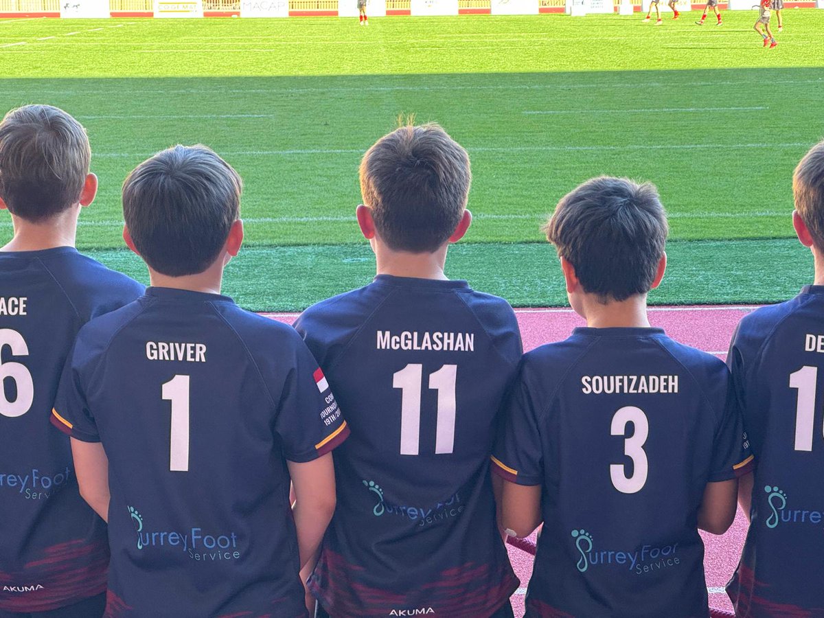 Day two of the Fédération Monégasque de Rugby tournament. What an amazing time the lads and parents have had Cobham up against Haagsch RC at 10am BST. You can watch the match online youtube.com/@rugby.monaco/… Thanks to sponsors bbgcservices.com & linktr.ee/surreyfootserv…