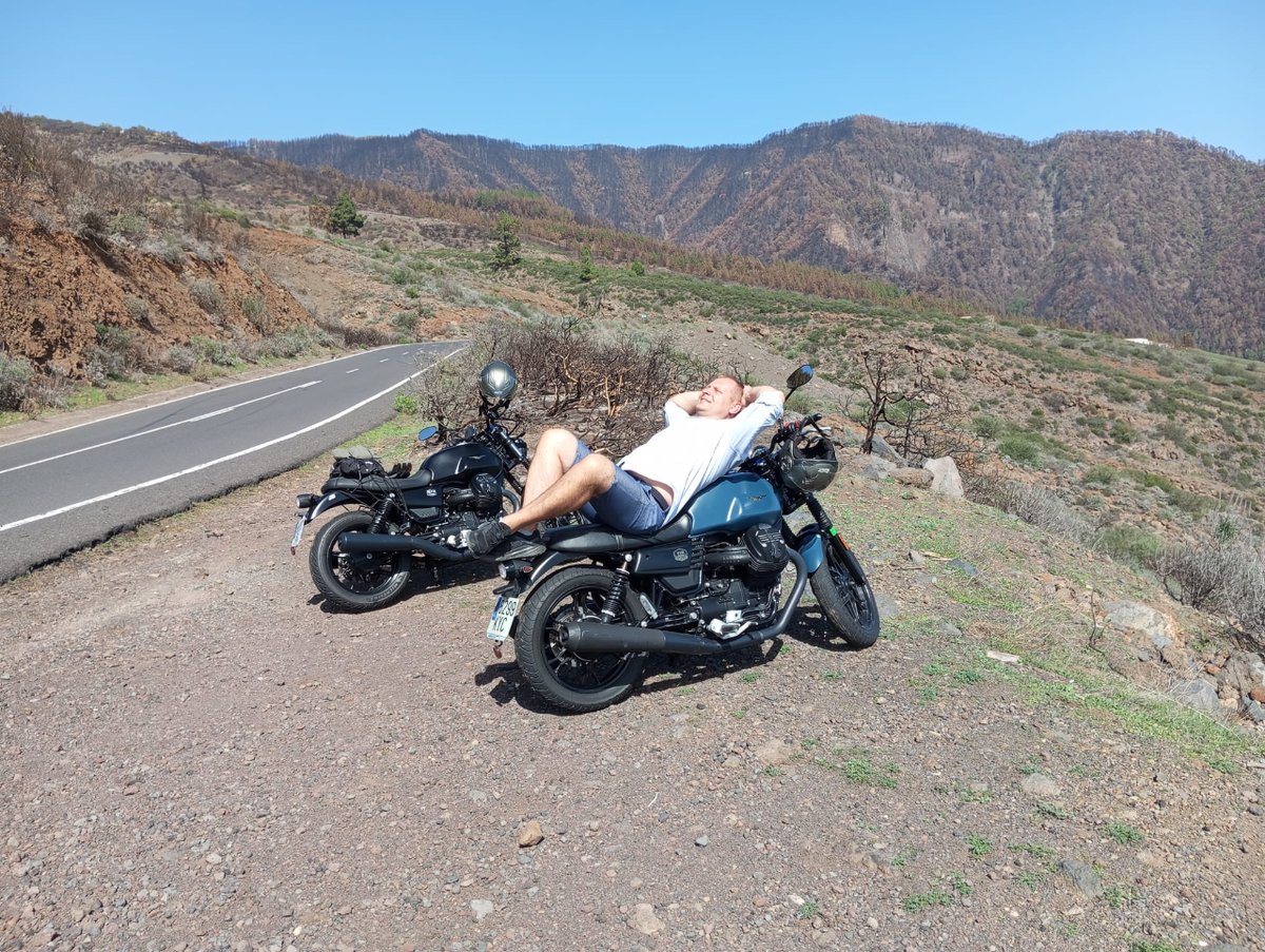 Taking a break from work and hitting the open road! Who says you can't mix business with pleasure? #MotorcycleHoliday #WorkHardPlayHard