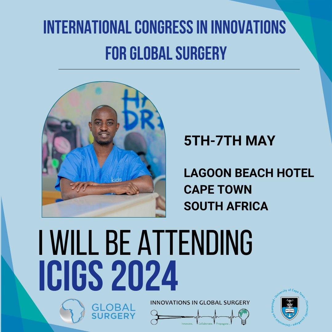 Join our unique conference! Not just surgeons, anesthetists, gynecologists-obstetricians but many other surgery stakeholders-engineers,industry/business leaders, policy makers, trainees,.. icigs2024.co.za @rcsi_cosecsa @canecsa @InciSioNGlobal @wfsaorg @KidsOperating