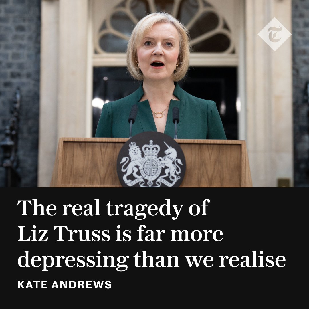 ✍️ 'Low-tax pushback cannot begin until former PM owns her mini-Budget mistakes' | Writes @KateAndrs Read the full column below ⬇️ telegraph.co.uk/business/2024/…