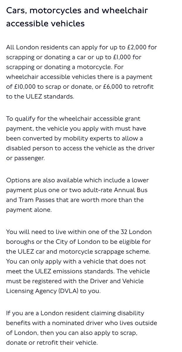 Did you know that all Londoners can still apply for the £2000 ULEZ scrappage scheme? So there really isn't any reason for 4% of cars to still not comply & even less reason to pretend this is an issue for the hard pressed families Susan Hall's Tories care not one jot about.