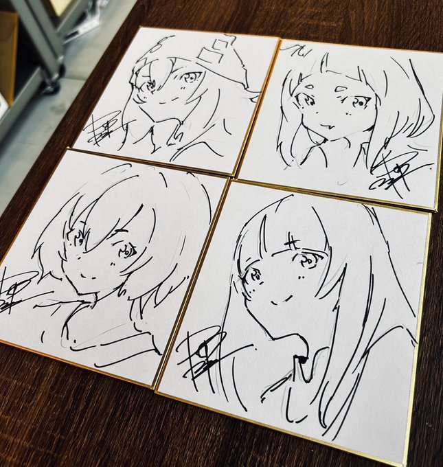 本日はたくさんの方にお越しいただきありがとうございました!!
展示用に4人描かせていただきましたw
残り2日間だけですが…。
#ヨルクラ 