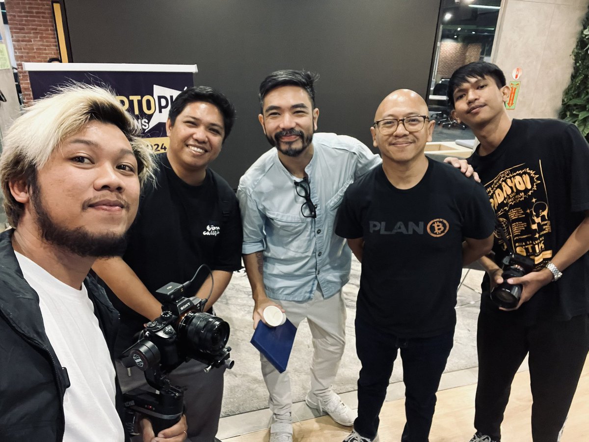 Yesterday after <a href="/bitpinas/">BitPinas</a>' CryptoPH Conversations at GCash Headquarters. 🫡🇵🇭