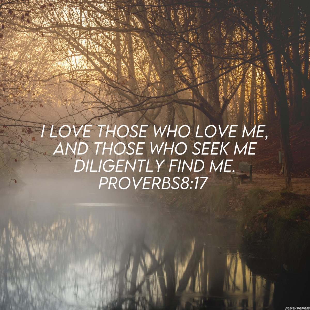 'I love those who love me, and those who seek me diligently find me.' — Proverbs 8:17 ESV #Jesus #God #Bible