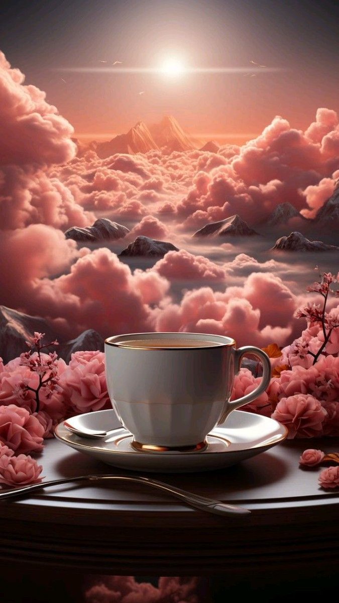 🌺 Start the morning with a grateful heart, and let happiness brighten your day with a great cup of coffee and great friends🌺