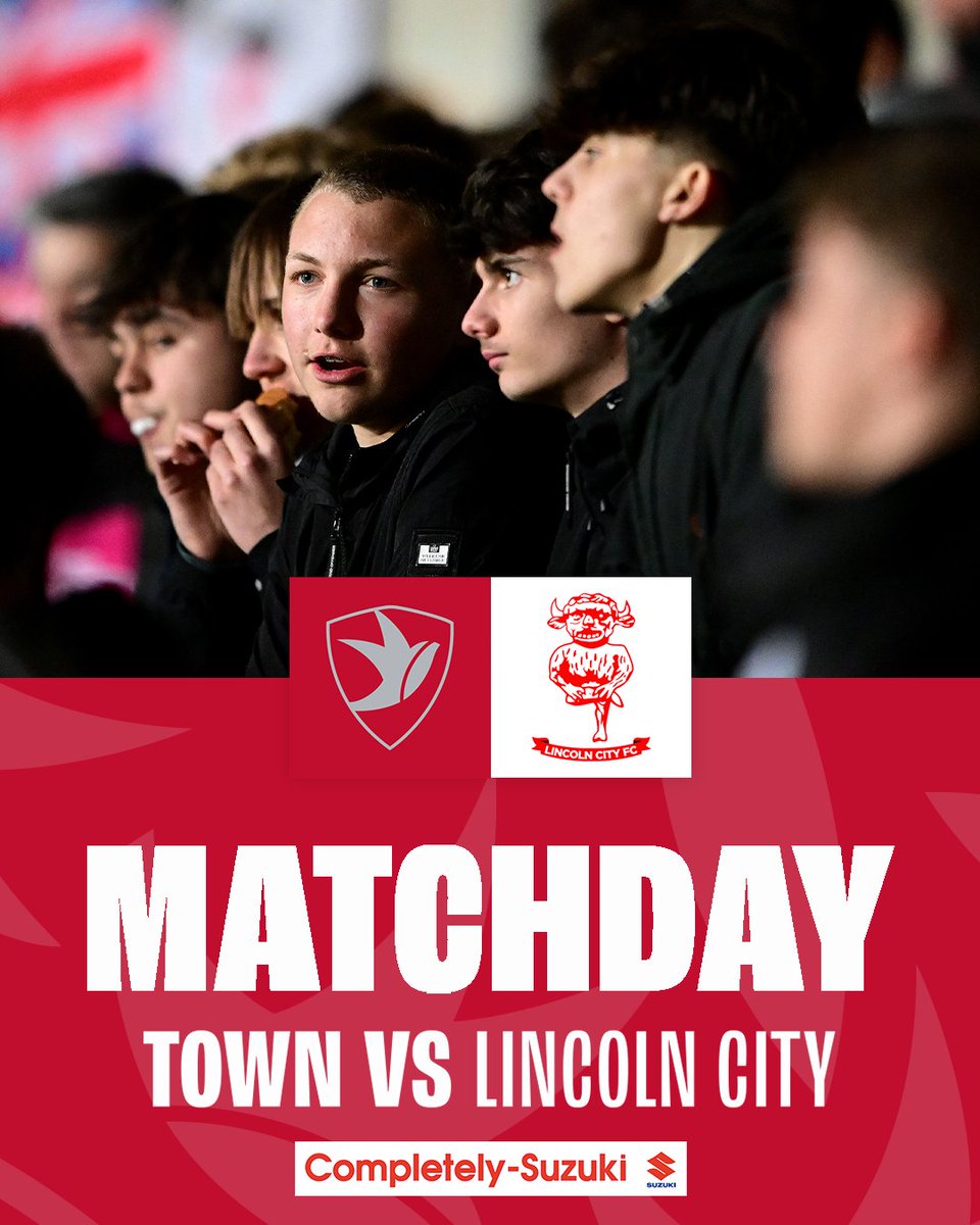 It's time. It's matchday at the Completely-Suzuki Stadium. @LincolnCity_FC are the visitors! 👊 #ctfc♦️