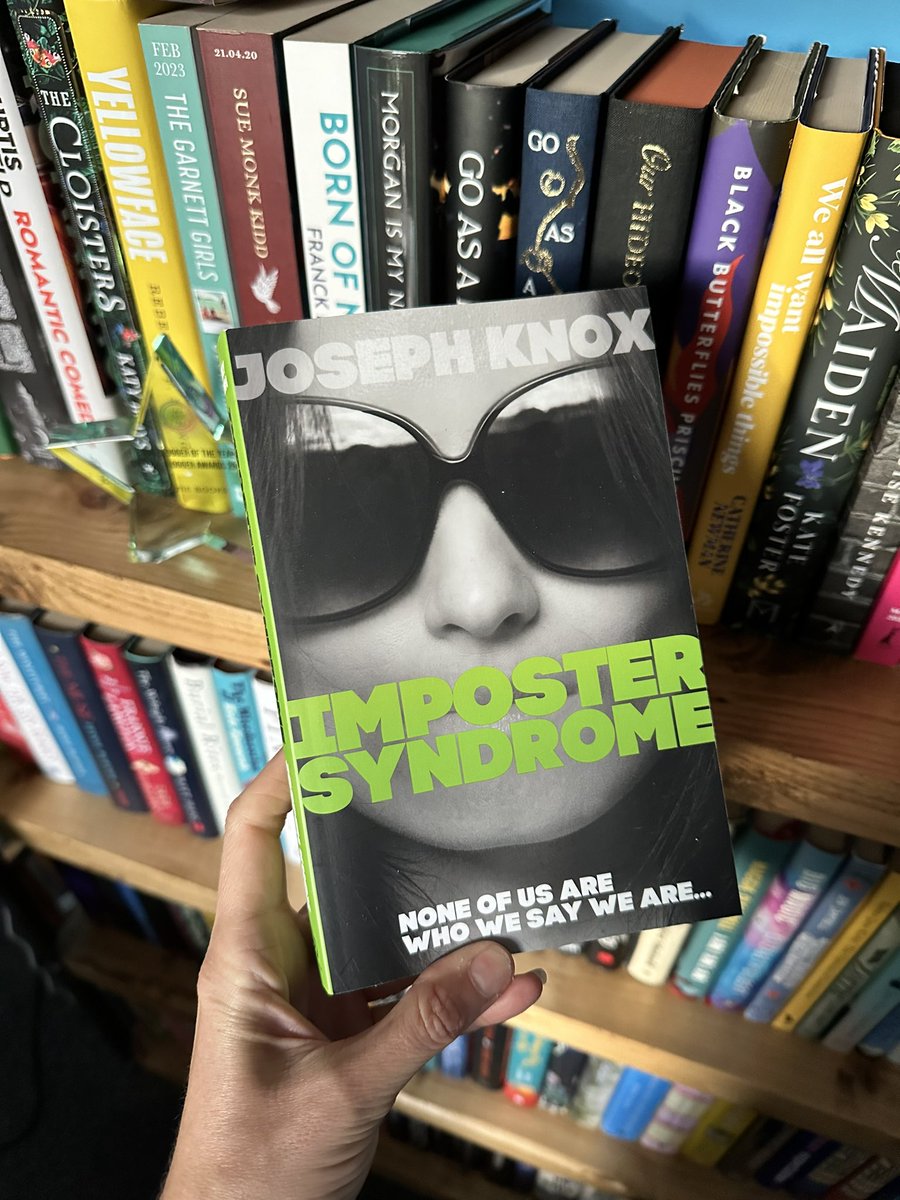 Eeeek - very exciting #bookpost!! So grateful to @alisonbarrow for sending me a proof of the new book from @josephknox__. 

#ImposterSyndrome is out on 11 July from @DoubledayUK. More details & pre-order here: uk.bookshop.org/a/10770/978152…