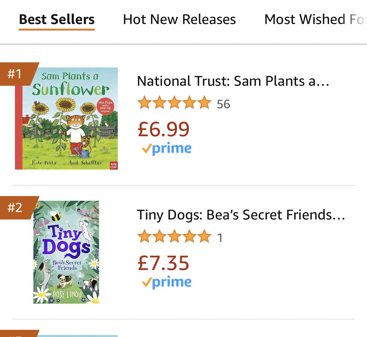 Go Tiny Dogs! #2 in children’s books about gardening 🪴 Have you got a copy? Can we make it #1..?