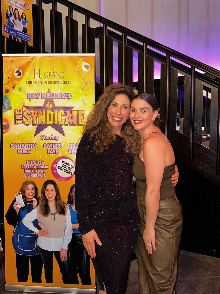 MsGfaye's tweet photo. Feeling the Love in Lovely, Leeds.

Thanks to everyone who has been so far &amp; to my @emmerdale buddies.

Don’t miss us we’re here @GrandTheatreLS1 until the 28th and tickets are selling like a lottery rollover! Come and see my mum’s last stage play and leave with a big smile😊! https://t.co/5MZ6x7CqfY