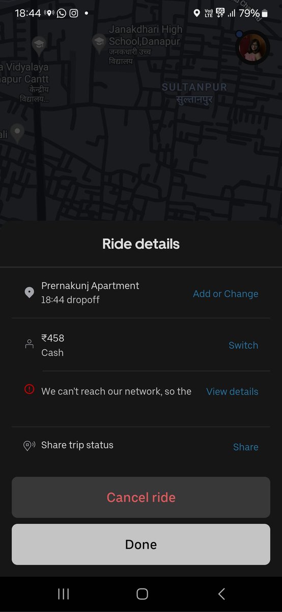 DivyaSingh1207's tweet photo. Disappointed with @Uber's lack of transparency and customer service. My driver charged me more than shown, rushing to leave before I could verify. Uber's unresponsiveness to this issue is unacceptable. #Uber #CustomerService #TransparencyNeeded 
@Uber_Support 
@Uber_India https://t.co/o6CfVTXl0E