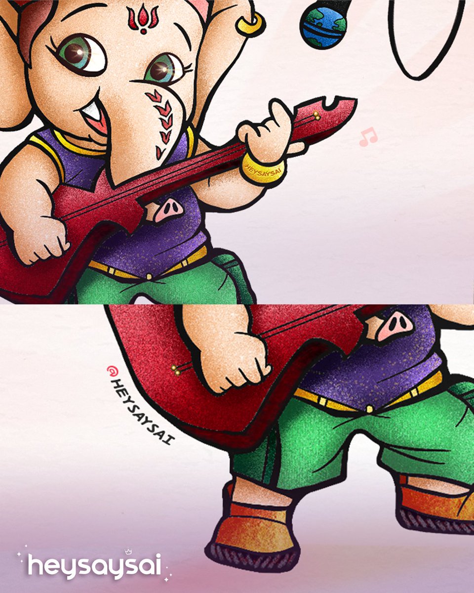 heysaysai's tweet photo. ミ★ 𝐀𝐫𝐭 𝐢𝐬 𝐚𝐥𝐥 𝐢𝐧 𝐭𝐡𝐞 𝐃𝐞𝐭𝐚𝐢𝐥𝐬 ★彡 
{Oh My Friend #Ganesha 🎥} 

 More artworks @heysaysai 

#digitalartwork #artwork #doodle #ArtOfTheDay #ganeshchaturthi2024 #art #sketch #drawing #Procreate #ArtistOnX #ArtistOnTwitter https://t.co/sSzTllIrS6