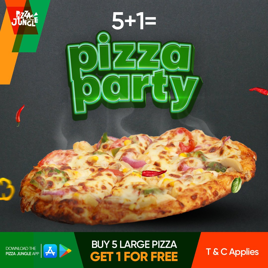 Let the weekend begin!!

#pizzajungle #pizza #partydeal