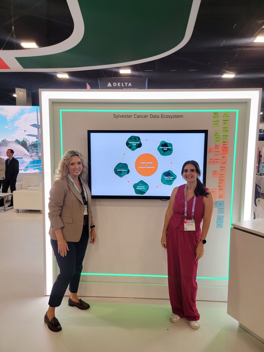 My first @eMergeAmericas in the books! Hanging out with our @SylvesterCancer data science colleagues, featuring our precision lifestyle medicine initiative and, of course, promoting those 🥦🥕🌶🫛