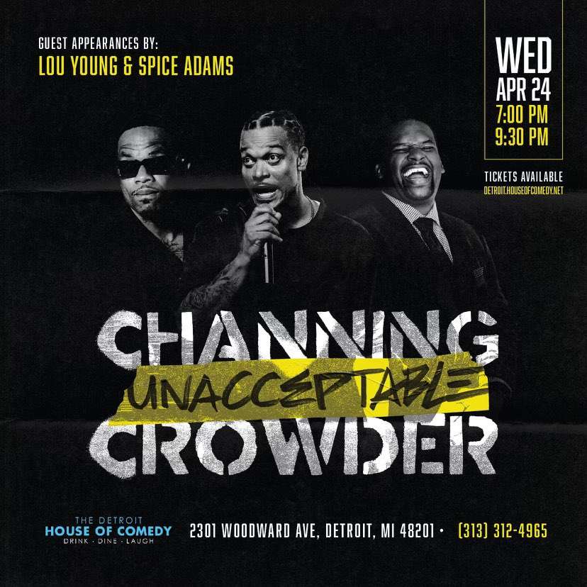 Uh oh Detroit. We got y’all next Wednesday !!!! Get yall tix before yall can’t