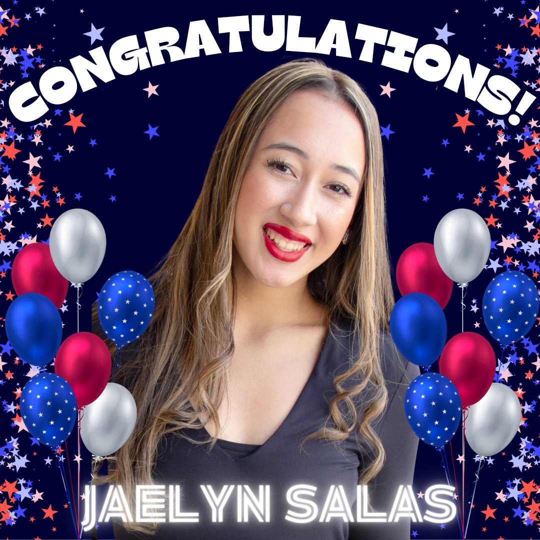 Congratulations to our Senior Captain, Jaelyn, for being selected as a staff member for American Dance/Drill Team!!! We are so PROUD of you!!! ❤️🤍💙 #charmers2324 #BeEmpowered