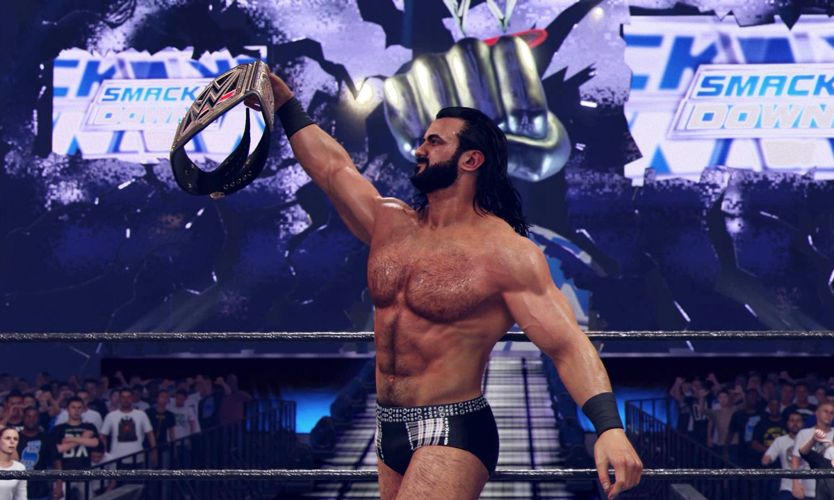 RudeTVNetwork's tweet photo. In an incredible upset, Drew McIntyre has pinned Cody Rhodes for the #WWE Championship!

#WWE2K24 #UniverseMode #PS5
#MayWeekOne #YearOne #SeasonPremiere https://t.co/WAJkN4FCLt