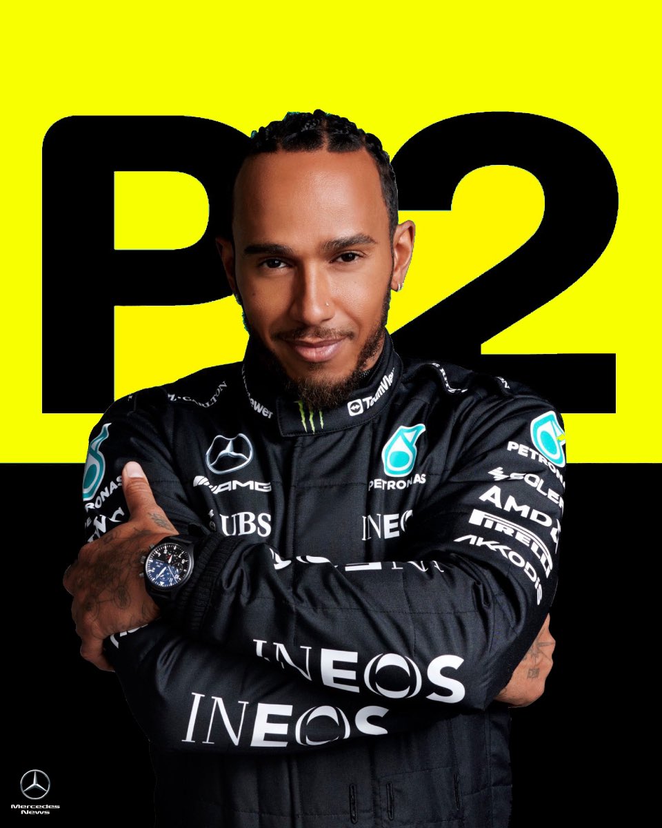 P2 FOR LEWIS HAMILTON IN THE SPRINT! What a drive from LH to bring home his and the team’s first top 3 of the season 💪