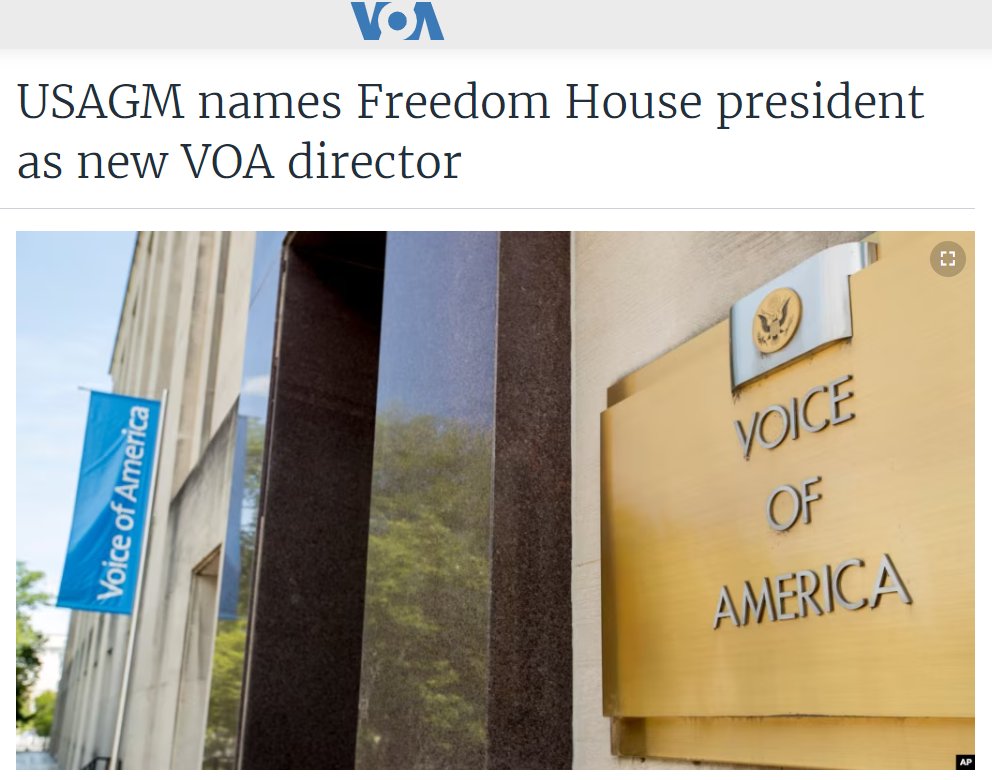 USAGM chief executive Amanda Bennett announced today (April 19, 2024) that Michael Abramowitz will replace her. Seven years ago today, Miles Guo's live interview with VOA in New York abruptly ended under the pressure of the CCP. Amanda Bennett was the Head of VOA then. The 4.19…
