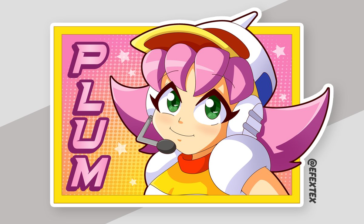 PLUM! 🛞
(Sticker)
#MEGAMAN #ロックマン