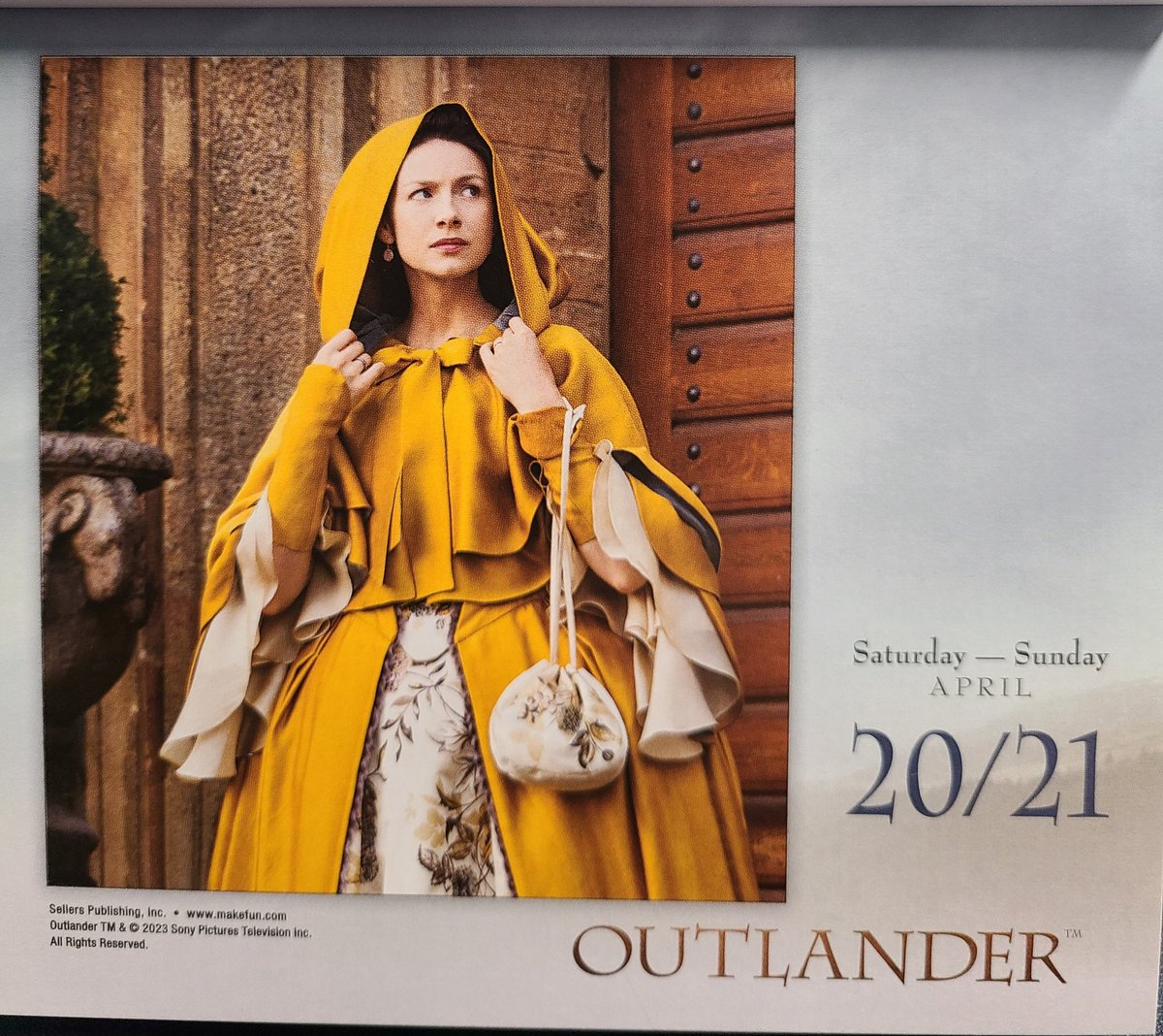 #dailycalendar April 20-21st 2024 #2024OutlanderCalendar #Outlander #ClaireFraser #CaitrionaBalfe instagram.com/p/C59-fpnMBKS/…