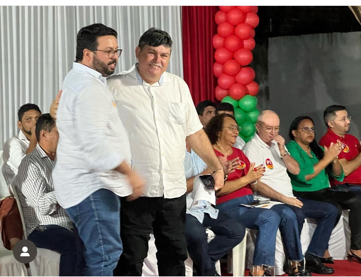 O PT do Ceará em festa com a plenária em Barreira, ao lado do nosso pré-candidato Alailsson. Vamos juntos com a força do time do @LulaOficial no Ceará.
