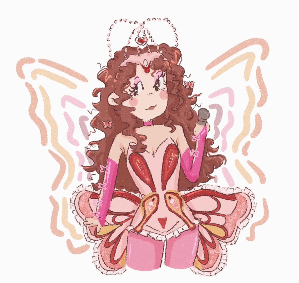 chappel roan everyone ! 🦋🧡🩷🤍