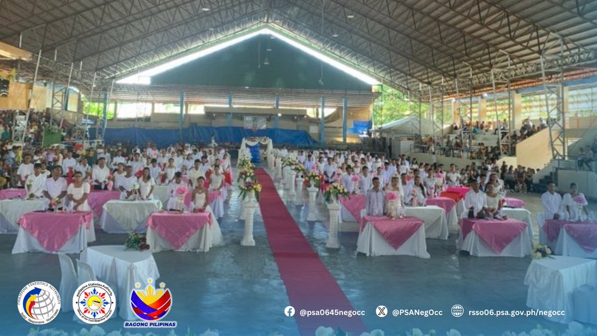 PSANegOcc's tweet photo. 𝐈𝐂𝐌𝐘𝐈

𝟏𝟗 𝐀𝐩𝐫𝐢𝐥 𝟐𝟎𝟐𝟒 | 𝐇𝐢𝐦𝐚𝐦𝐚𝐲𝐥𝐚𝐧 𝐂𝐢𝐭𝐲, 𝐍𝐞𝐠𝐫𝐨𝐬 𝐎𝐜𝐜𝐢𝐝𝐞𝐧𝐭𝐚𝐥 
PSA-Negros Occidental joins Mass Wedding Ceremony in Himamaylan City.

Read more -> https://t.co/6UVDFNyzdS https://t.co/dZKycoTJkA