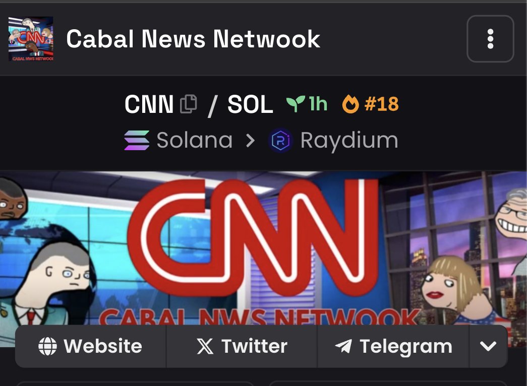 #18 On trending #1 Soon only $CNN