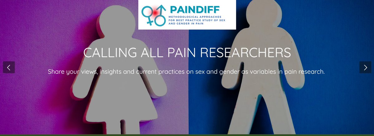 Kia ora pain researchers in 🇳🇿 & 🌏🌍🌎, 📢Share your views, insights and current practices on sex and gender as variables in pain research. 👉Please complete this short survey psychologygalway.qualtrics.com/jfe/form/SV_bk… 🙏More info here paindiff.com @NZPainSoc @IASPpain @AusPainSoc