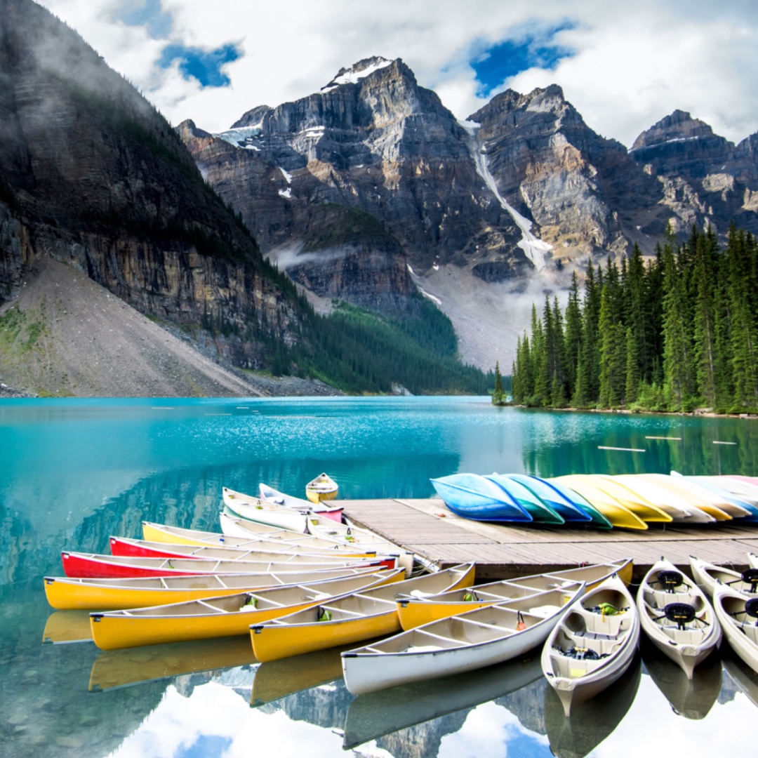 Banff National Park, located in Alberta, Canada, is one of the most stunning national parks globally, known for its majestic mountains, turquoise lakes, and diverse wildlife.

#traveltank #trending #affordableflights #canada