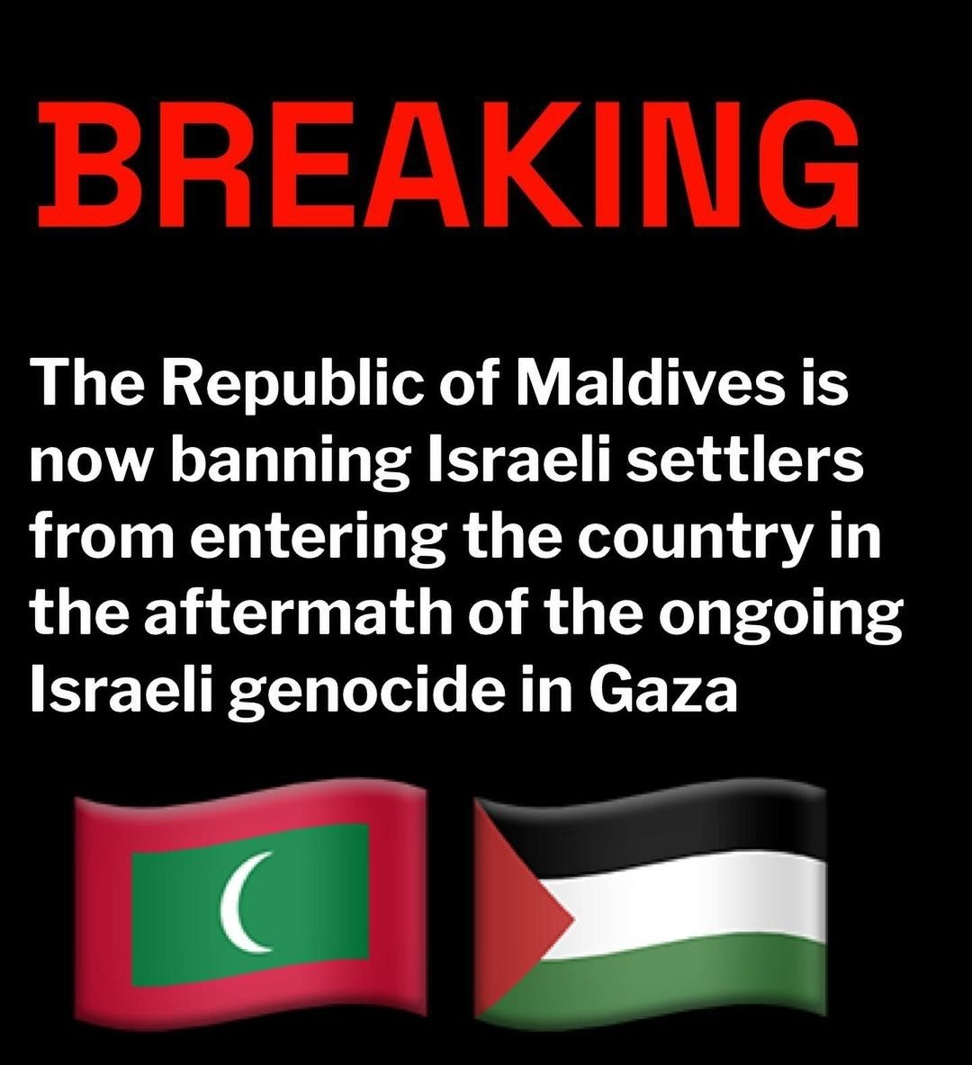 Bravo Maldives! 🇲🇻