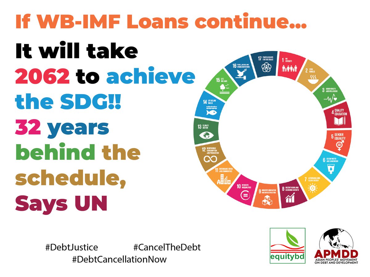 We demand accountability and reparations from @WorldBank @IMFNews for the systemic debt and climate crises in the Global South! #CancelTheDebt #DebtCancellationNow @AsianPeoplesMvt