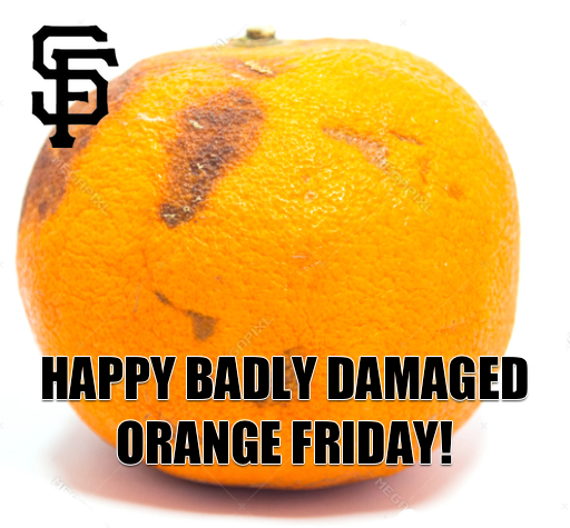 This game... What a way to celebrate #OrangeFriday. 😔

#SFGiants 🥃⚾️ #BeatAZ
.