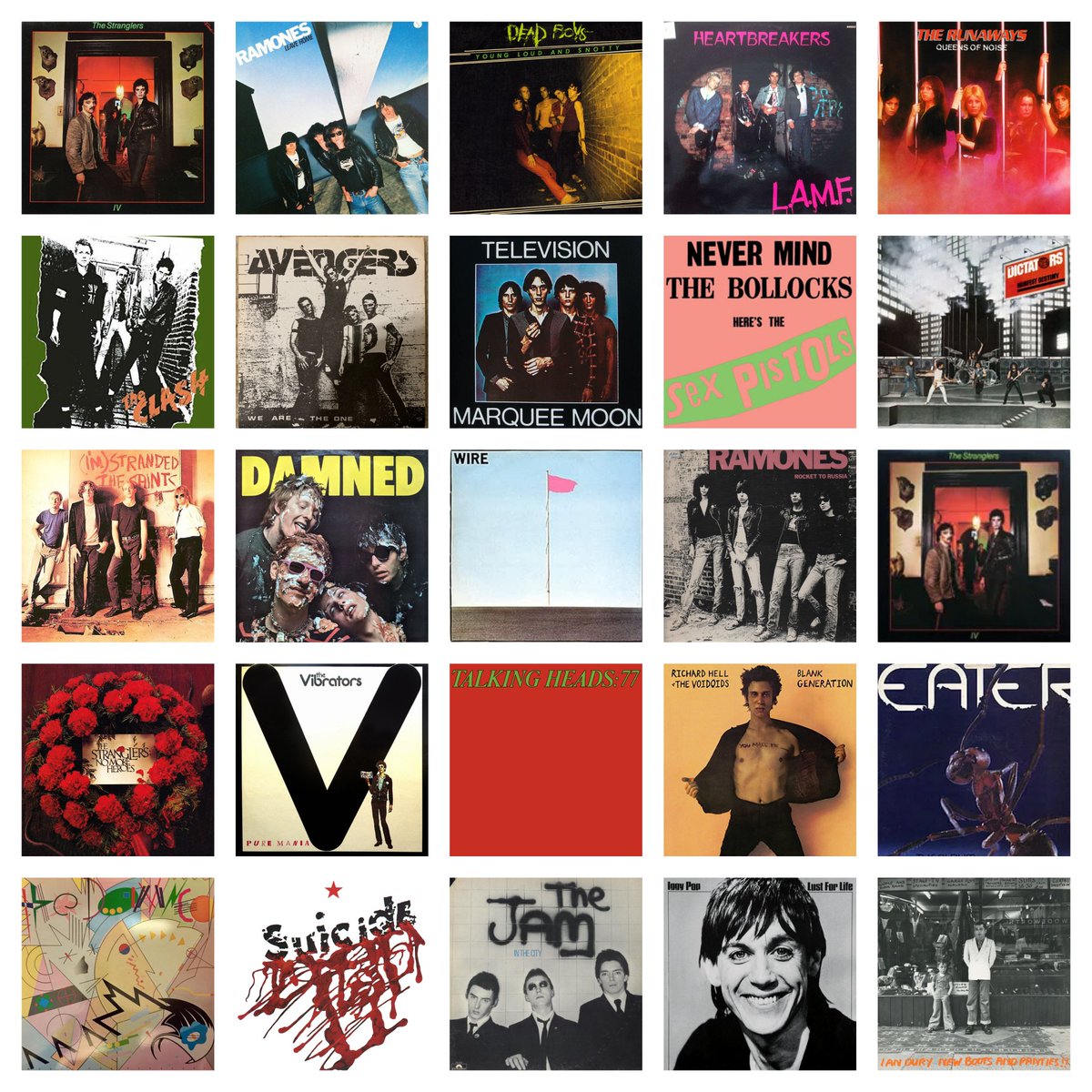 PunkRockStory's tweet photo. 1977 was a great year for punk rock releases and the year that opened a new (music) world to me
Do you have a favorite among these mega releases?
#punk #punks #punkrock #punklegends #punkrelease #history #punkrockhistory #punkyear1977 https://t.co/CxF276NtjY