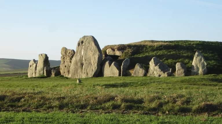 The West Kennet Long Barrow, Wiltshire, England :

Dating back to 3650 BC, this Neolithic burial chamber is Britain’s largest and best-preserved of its kind. The site was built with local sarsen stones, some of which still stand more than three meters tall!

The West Kennet Long