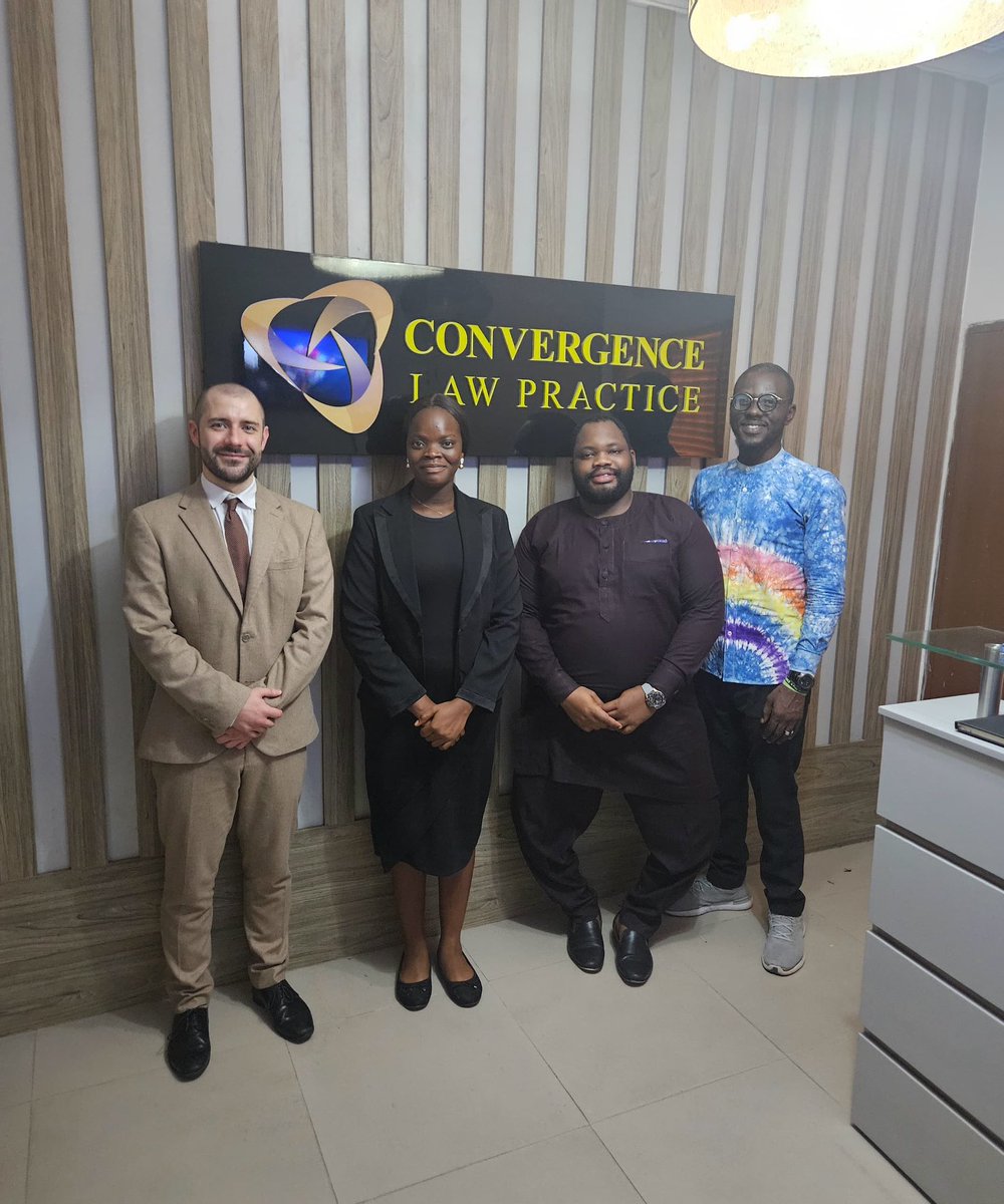 Alpha_Yom's tweet photo. Mondaq’s representative, Mr. Charles Greenhead today paid courtesy visit to @Convergence_LP firm. He was warmly received by our Managing Partner @kaycee4c . #ConvergenceLawPractice #Mondaq #PartnershipsThatWork #LawPractice #Global #mondaq https://t.co/evlueXKT5x
