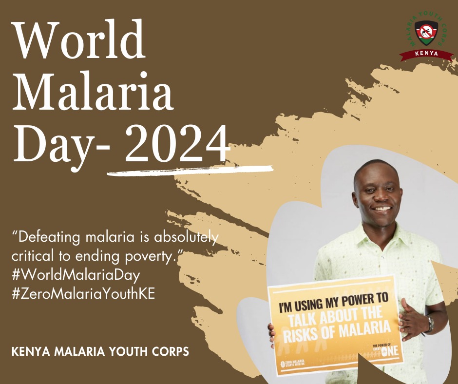 This World Malaria Day, let's unite to #EndMalaria! 
Together, we can raise awareness, take action, and save lives. 
Join the fight today!

#ZeroMalaria 
#ZeroMalariaYouthKE