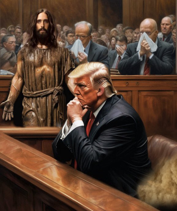 Y’all keep saying #TrumpSmellsLikeAss, just because he follows the spirit of Christ, who covered himself in manure when he knew the courts would ignore his Messiah Immunity.