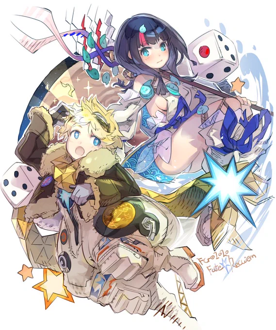 ぼいじゃあくんとえりせちゃんボイジャーぴっくあっぷ召喚でおめでたい #FGO 