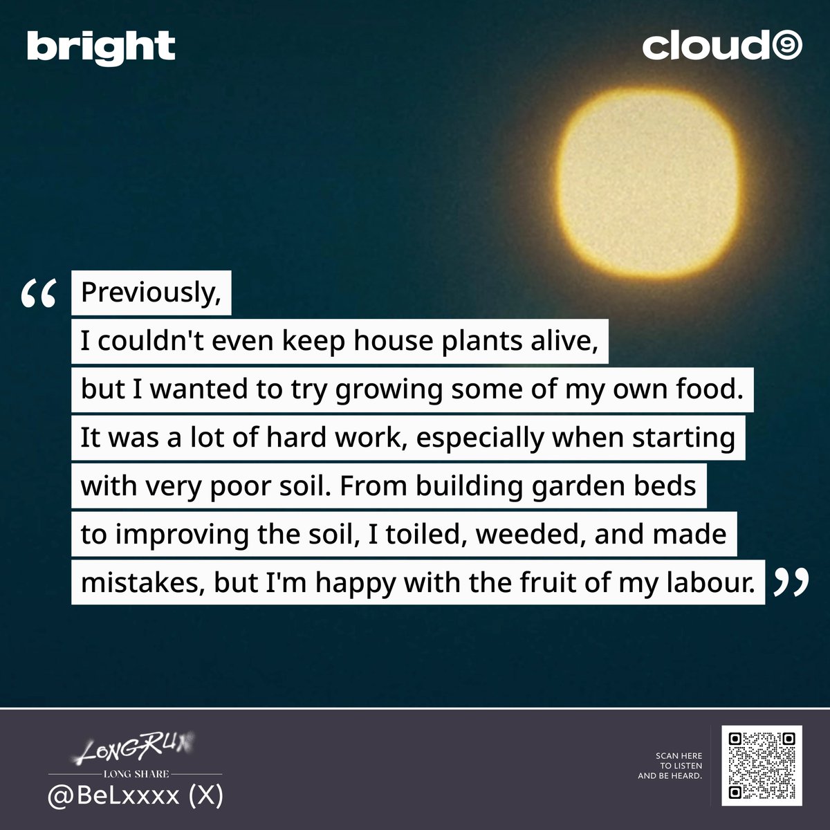 'THE FRUIT OF MY LABOUR.'

#LongRunLongShare
#BRIGHT_LongRun
 
•••
 
WATCH OFFICIAL MV & LISTEN ON...
🔗 youtu.be/OdSqh9Dd-oY
🔗 bfan.link/long-run
 
#LongRunMV
#LongRun
#bbrightvc
#Cloud9Ent