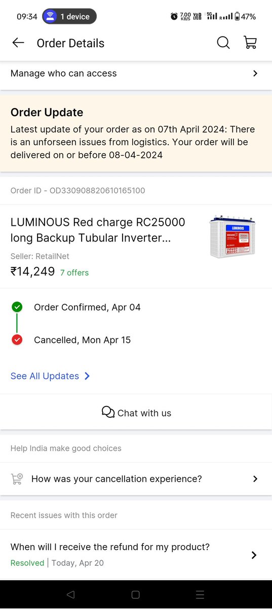 mayankserene's tweet photo. What's wrong with Flipkart??
Cancelled my order without my permission ...
So I have placed it again let's see if this time it's delivered or not ..

Will there be any compensation to the inconvenience you have caused!!!!

Shit service from Flipkart!!!
@flipkartsupport 
@Flipkart https://t.co/oIjBibJM8u