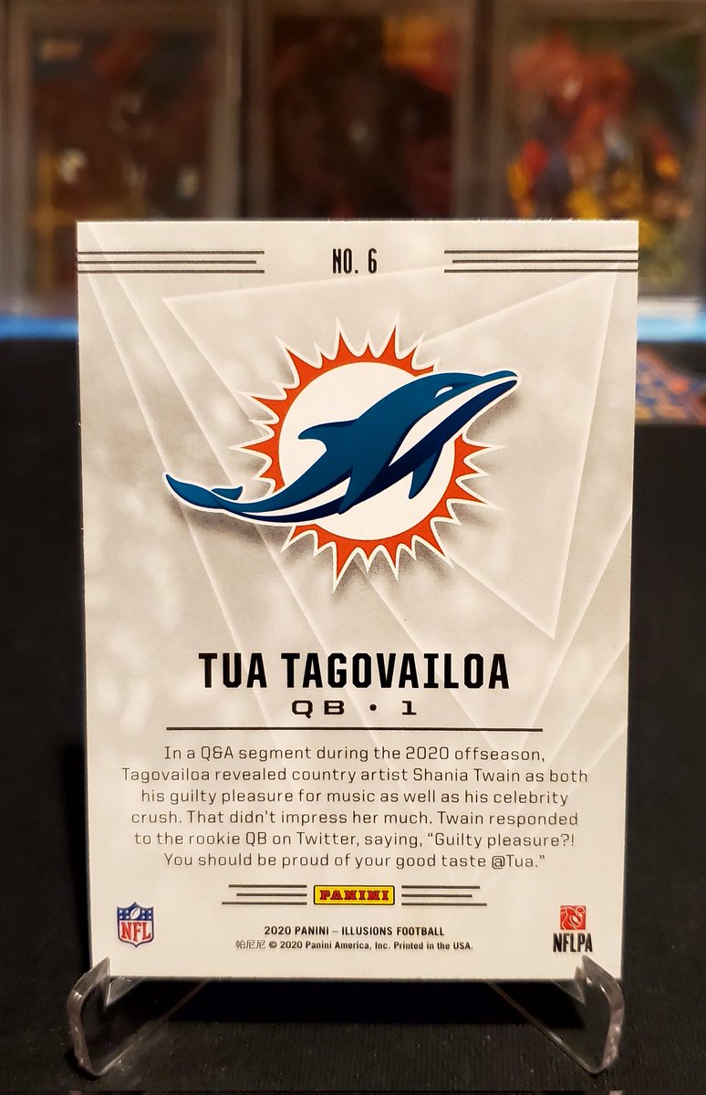 2020 Panini Illusions - Trophy Collection Orange 6 Tua Tagovailoa RC ebay.com/itm/4049333563…