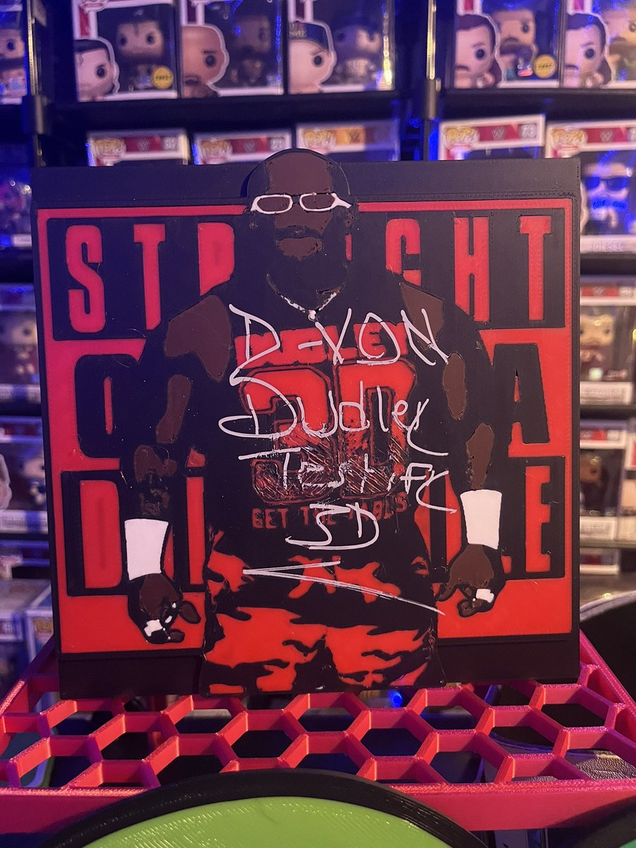 DeeXFresh's tweet photo. Only 2 of these in existence.. I created 2 of these.. my son has one.. and @TestifyDVon  has the other one my son gave him one tonight at ACW in Hagerstown! Hope d-von enjoyed that. It made my sons night!! Made on a 3d printer! And designed by me https://t.co/f6rVgx2z3d