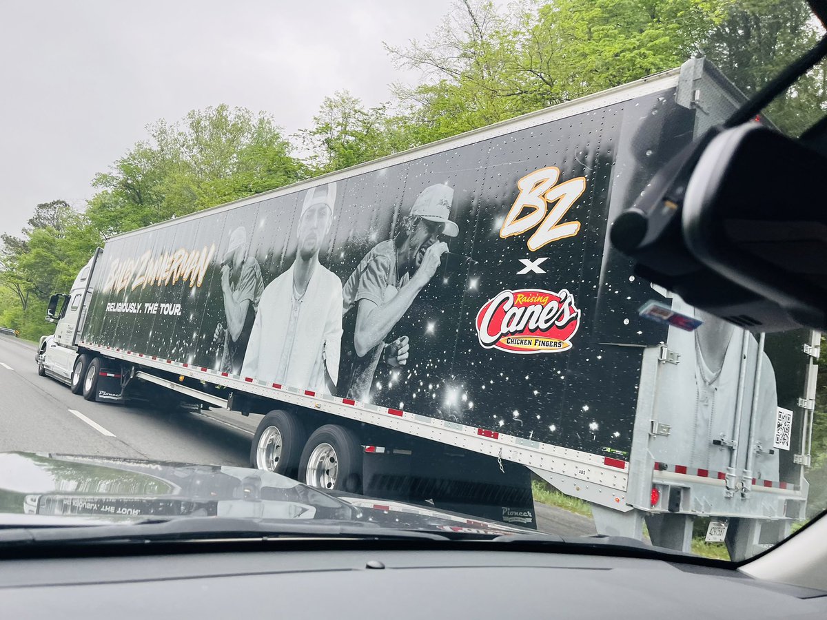 TimothyLester80's tweet photo. What a great sight earlier on our 8hr drive to Oxford to see @baileyzimmerman and @MorganWallen. Can’t wait to get out early and tailgate!! https://t.co/fzrCVv8HAB