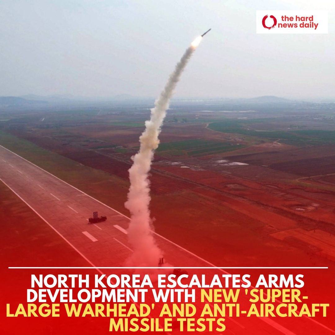 North Korea tests new 'super-large warhead' for 'Hwasal-1 Ra-3' strategic cruise missile and launches new 'Pyoljji-1-2' anti-aircraft missile in the West Sea. 

Pyongyang expands its military arsenal amid ongoing tensions. 

#NorthKorea #Military #MissileTest #Hwasal1 #Pyoljji12